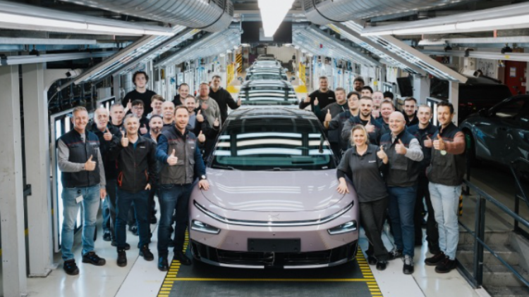 2026 XPENG P7+ completes trial build at Austrian plant