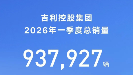 Geely Q1 Total Sales 937,900 Units, HEV Mass Production and Overseas Exports Advance in Tandem